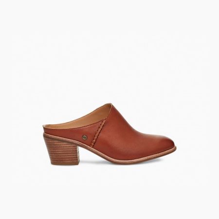 UGG Lovisa Brown Heels for Women (BTUC26834)